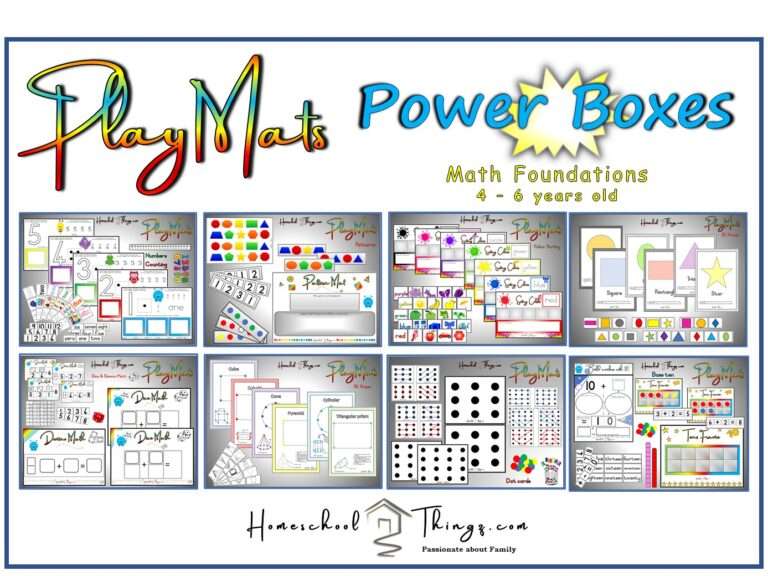 Math Play Mats