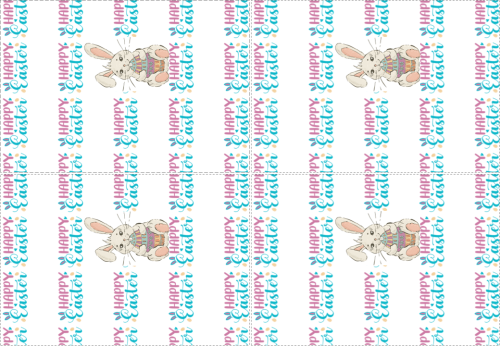 Easter choc wrap craft template pdf. - Image 3
