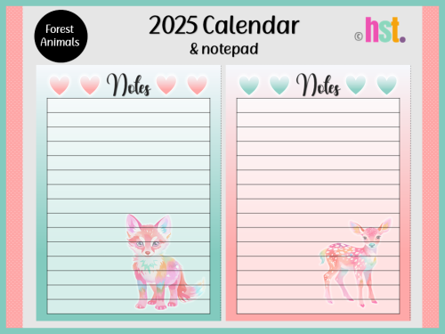Forest Animals Calendar - Image 2