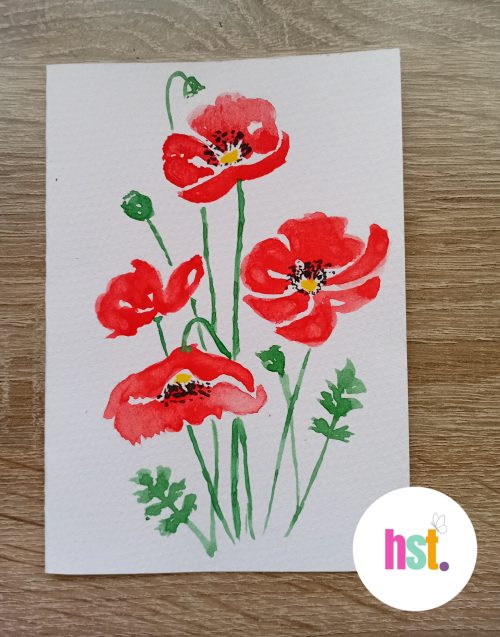 Poppy Greeting Cards (pack of 5) - Image 6