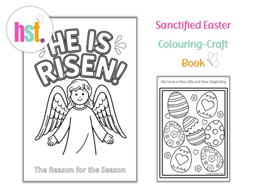 Sanctified Easter Colouring-Craft Book