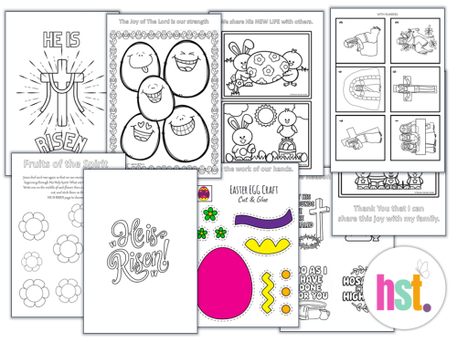 Sanctified Easter Colouring-Craft Book - Image 2