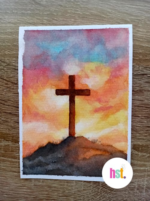 Crosses & flowers Greeting Cards (pack of 5) - Image 2
