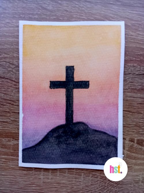 Crosses & flowers Greeting Cards (pack of 5) - Image 3